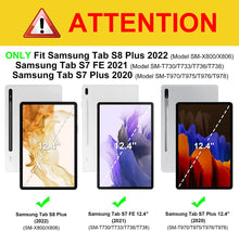 Load image into Gallery viewer, Tuatara Kickstand Case for Galaxy Tab S8 Plus/S7 FE/S7 Plus (2022/2021/2020)
