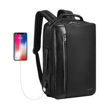 Load image into Gallery viewer, Convertible Messenger Bag Laptop Backpack with USB Port I Fintie
