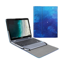 Load image into Gallery viewer, Premium PU Leather Case for 12.2” Samsung Chromebook Plus I Fintie
