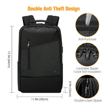 Load image into Gallery viewer, Water Repellent Ergonomic Work College Laptop Backpack I Fintie
