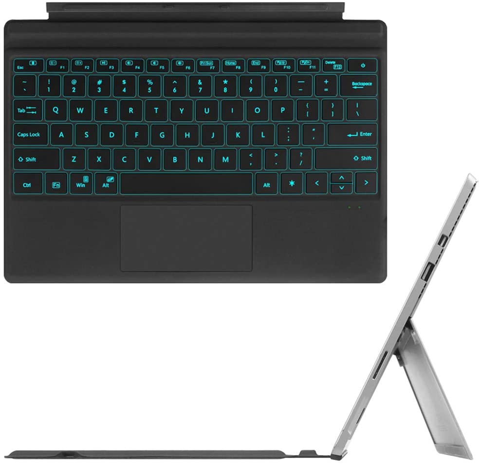 Wireless Bluetooth Keyboard for Microsoft Surface Pro - 7 Colors Backlit