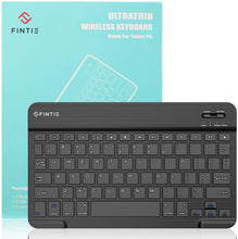 Load image into Gallery viewer, Ultrathin Wireless Bluetooth Keyboard for iPad - Black
