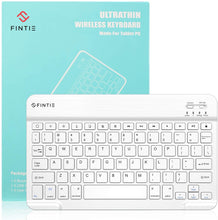 Load image into Gallery viewer, Ultrathin Wireless Bluetooth Keyboard for iPad - White
