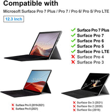 Load image into Gallery viewer, Shockproof Folio Rugged Cover for Surface Pro (7+/7/6/5/LTE) I Fintie
